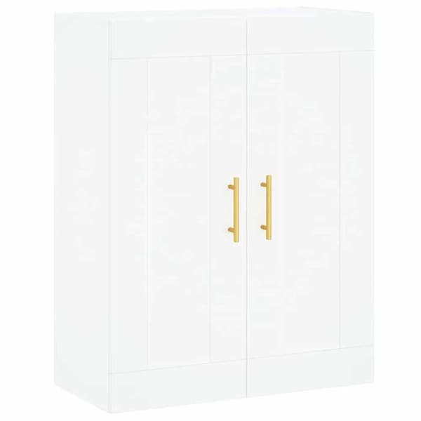 Maison Exclusive - Buffé hög Vit 69,5x34x180 cm Ingenjörsträ Vit