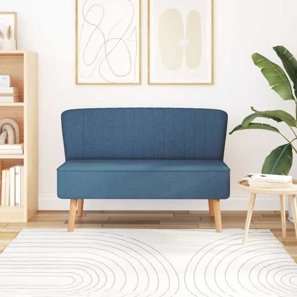 Maison Exclusive - Sofa 117x55,5x77 cm Blåt Stof Blå