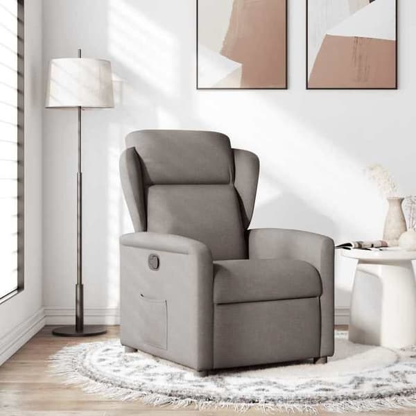 Maison Exclusive - Taupe Kankainen Nojatuoli