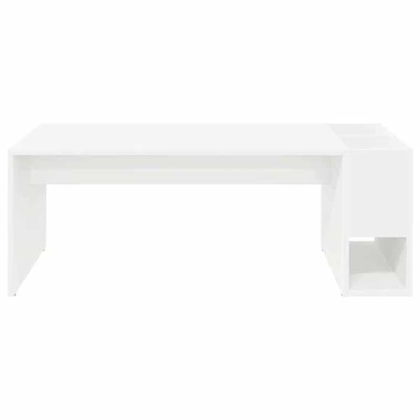 Maison Exclusive - Låg bord Vit 101,5 x 50 x 37 cm Ingenjörsträ Vit