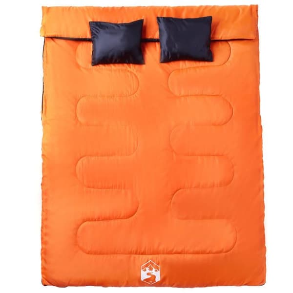 Dobbelt sovepose - EKSKLUSIV HUS - 2 i 1 (dobbelt/2 enkelt) - 2 personer - Vandafvisende - 190T polyester
