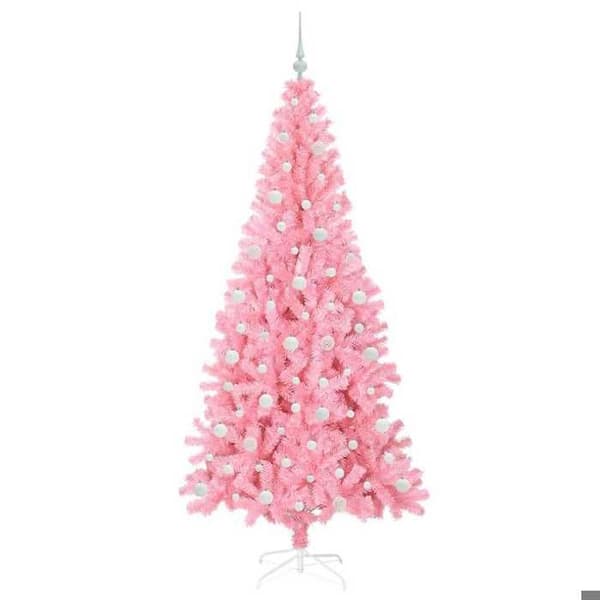 Maison Exclusive - Julgran Rosa 210 cm PVC