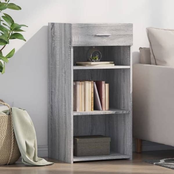 Maison Exclusive - Buffet Sonoma grå 45x42,5x93 cm ingeniørtræ