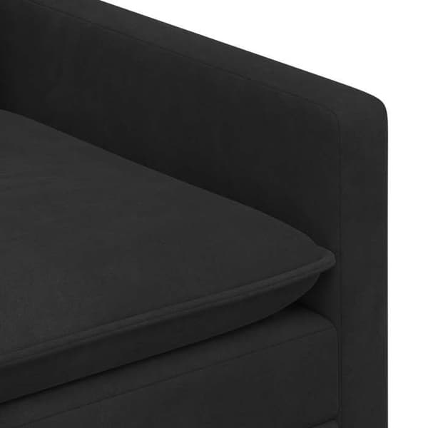 Maison Exclusive - 2 kpl sohvakokonaisuus musta sametti