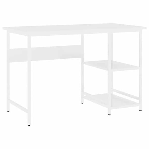 Maison Exclusive - Vit datorbord 105x50x72 cm MDF och metall Vit