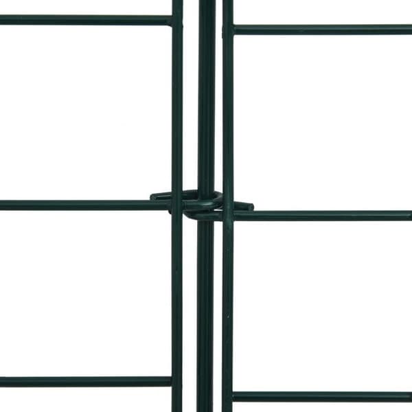 Maison Exclusive - Båge trädgårdsstängselset 77,5x78,5 cm grön Grön