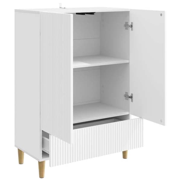 Maison Exclusive - Buffé Vit 66 x 34,5 x 95 cm Ingenjörsträ Vit