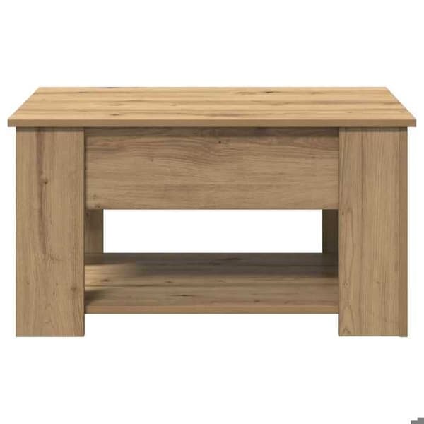 Maison Exclusive - Håndlavet egetræsbord 79x49x41 cm i ingeniørtræ