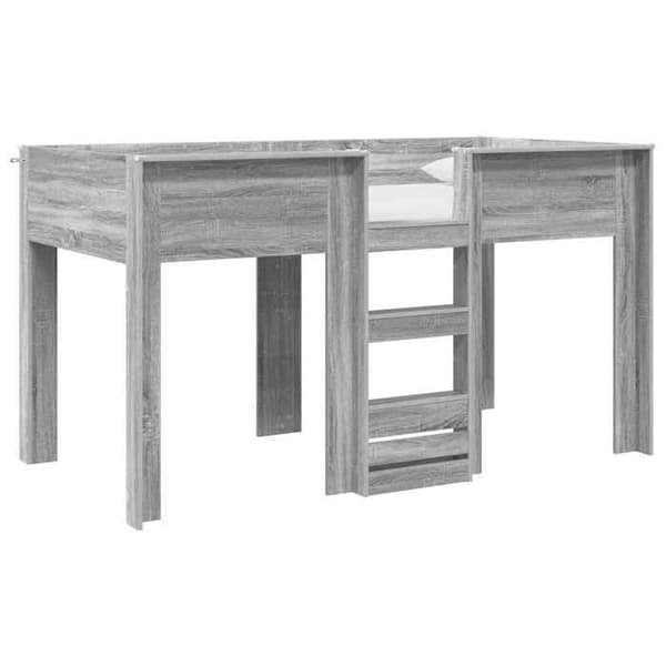 Maison Exclusive - Bunk säng för barn Grå Sonoma 100 x 200 cm