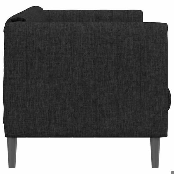 Maison Exclusive - Sort 3-personers sofa i stof