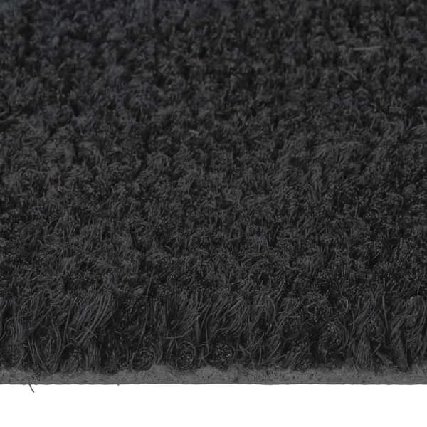 Maison Exclusive - Dørmåtte sort 90x150 cm tuftet kokosfiber Svart