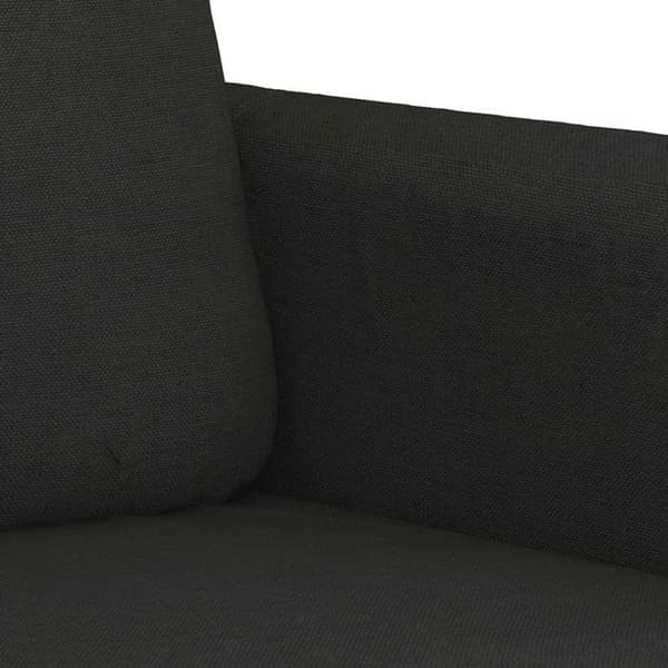 Maison Exclusive - 2 kpl sohvasetti tyynyillä Musta Kangas