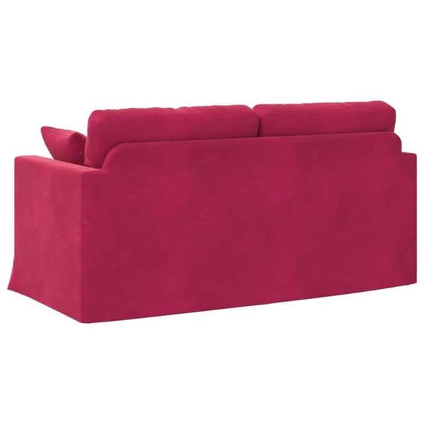 Maison Exclusive - Soffa Bordeaux 158 x 78 x 80 cm Sammet
