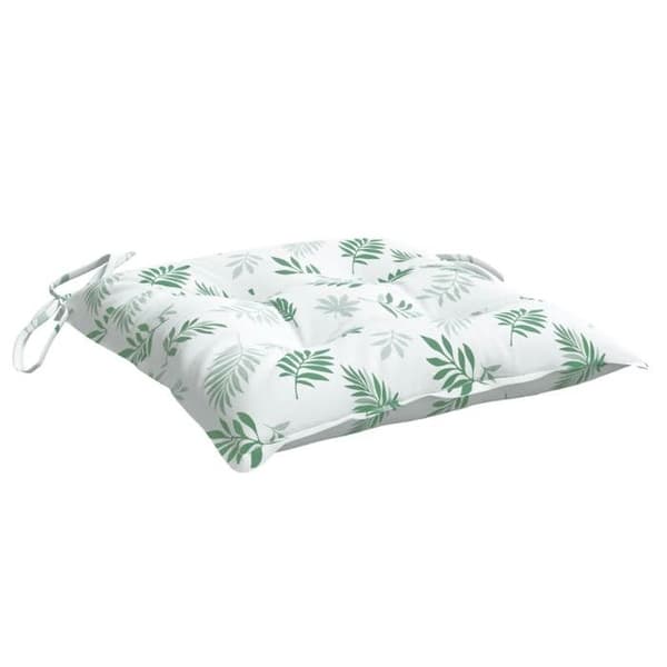 Maison Exclusive - Stolsdynor set om 2 med bladmönster 50x50x7 cm