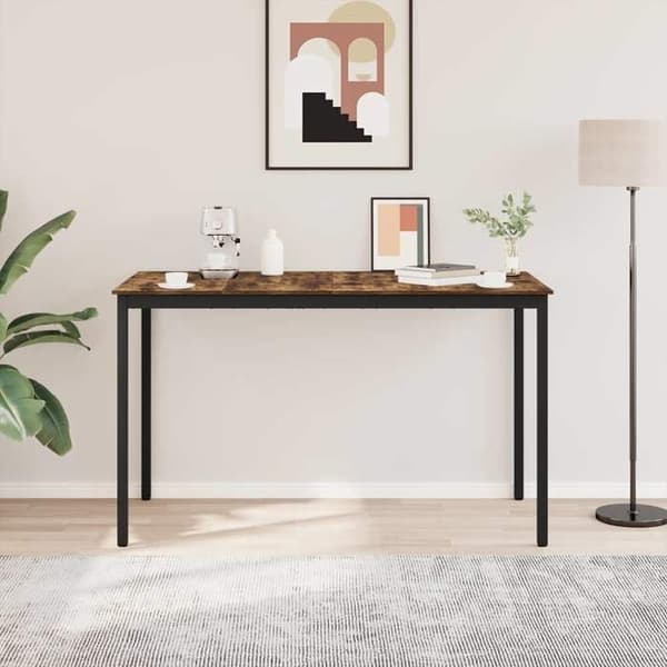 Maison Exclusive - Stående barbord i ingeniørtræ, rektangulær