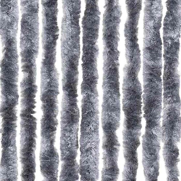 Maison Exclusive - Silverfärgad myggnät 118x220 cm chenille