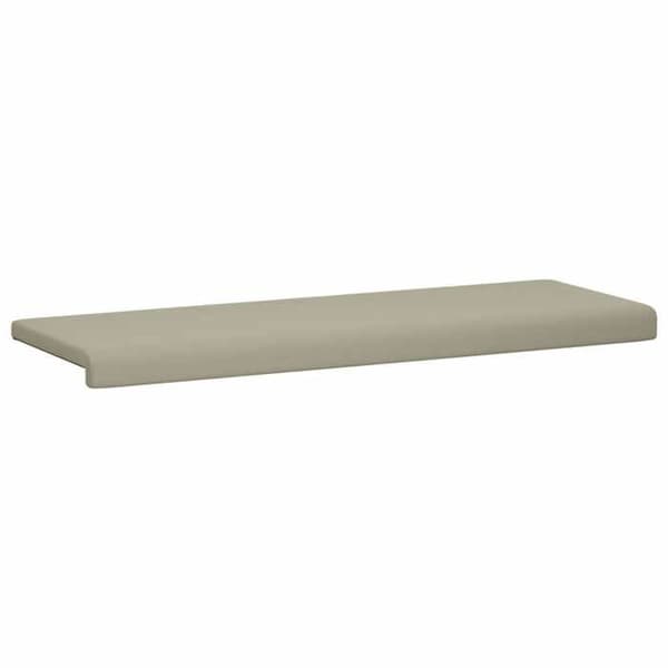 Bänkdyna - EXKLUSIVT HEM - Texturerad sammet - Sand - Djup 35 cm - Halkfri Sand