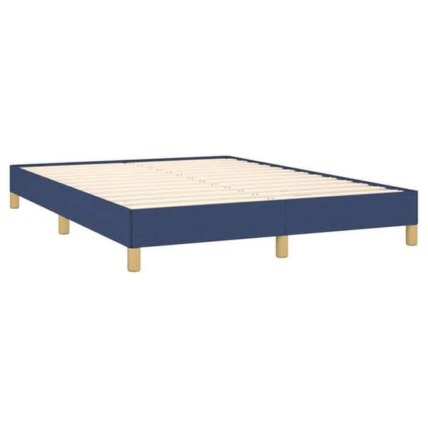 Maison Exclusive - Sengestel uden madras blå 160x200 cm stof