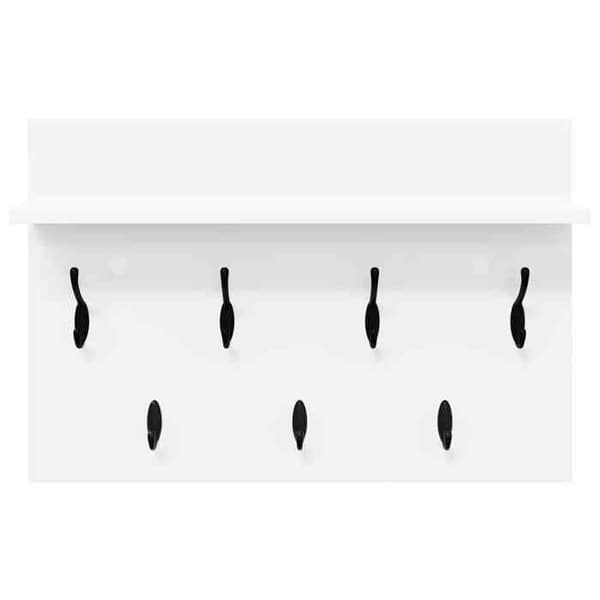 Maison Exclusive - Väggmonterad klädhängare Vit 60 x 40 x 12 cm Vit
