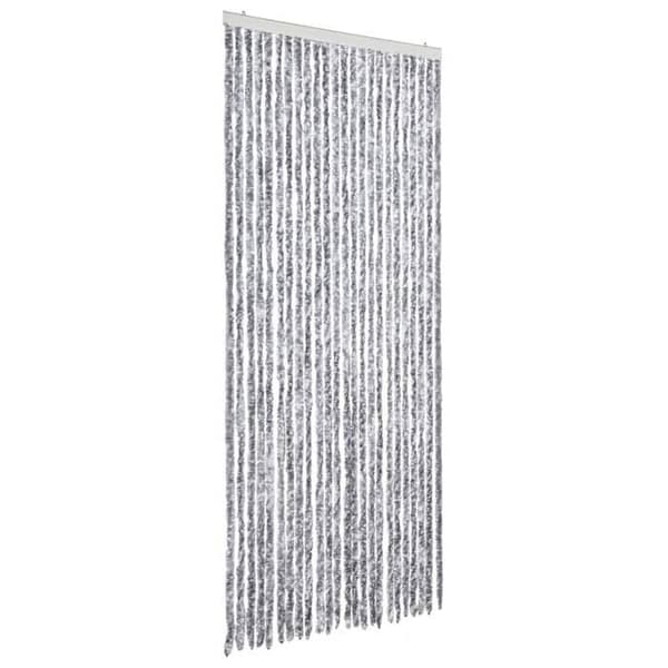 Maison Exclusive - Valkoinen ja harmaa hyttysverkko 100x230 cm chenille