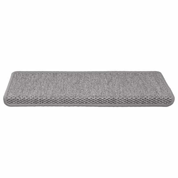 Maison Exclusive - Selvklæbende trappetæpper 30 stk 65x21x4 cm sølv