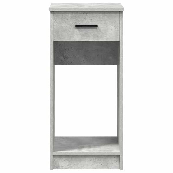 Maison Exclusive - Datorställ med betonggrå låda 35x45x77 cm