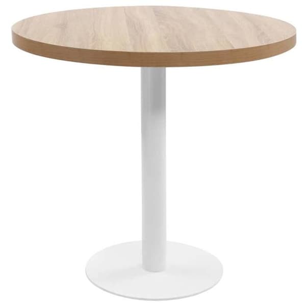 Maison Exclusive - Ljusbrun bistrobord 80 cm MDF