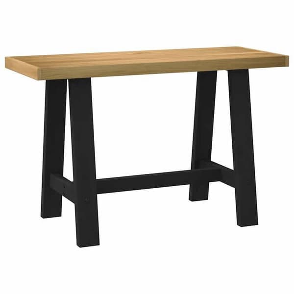 Maison Exclusive - Bureau NOAIN med A-formede ben 120x50x75 cm massiv fyrretræ