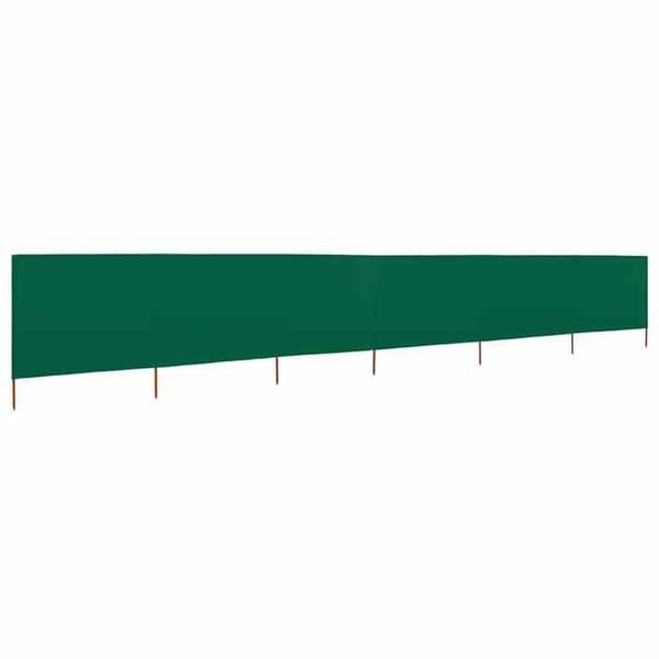 Maison Exclusive - Skärm 6 paneler Tyg 800 x 160 cm Grön Grön
