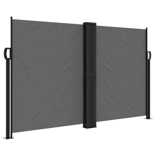 Maison Exclusive - Retractable sidokåpa antracit 140x1200 cm antracit