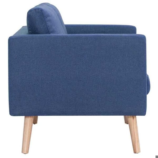 Maison Exclusive - Soffa 2-sits blå tyg Blå
