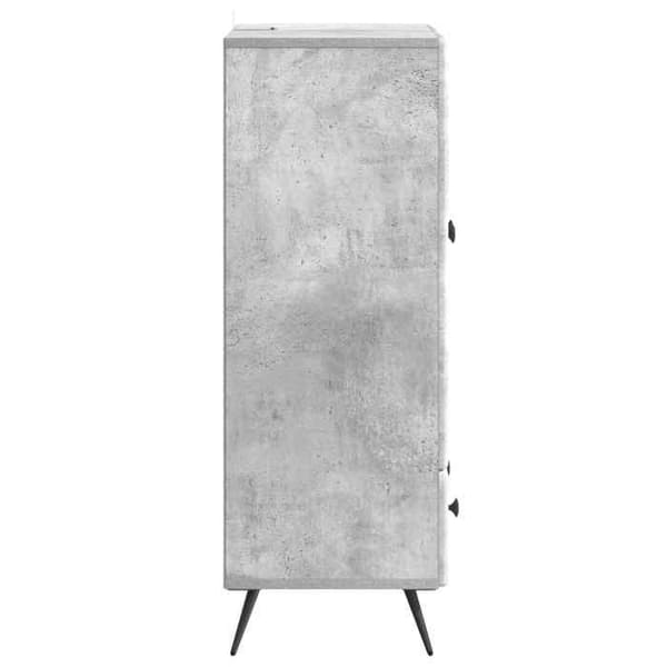 Maison Exclusive - Buffé Grå betong 66 x 34,5 x 95 cm Ingenjörsträ