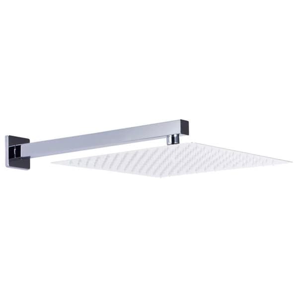 Maison Exclusive - Støttearm til firkantet bruser i rustfrit stål 201 sølv 40 cm