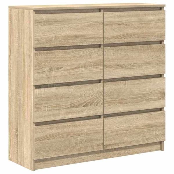 Maison Exclusive - Buffé ek sonoma 100x35x99 cm ingenjörsträ Sonoma ek