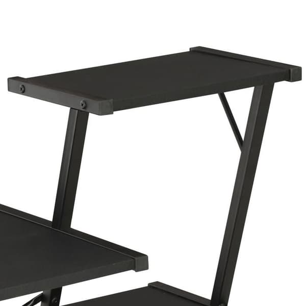 Maison Exclusive - Kontor med hylde Sort 116x50x93 cm Svart