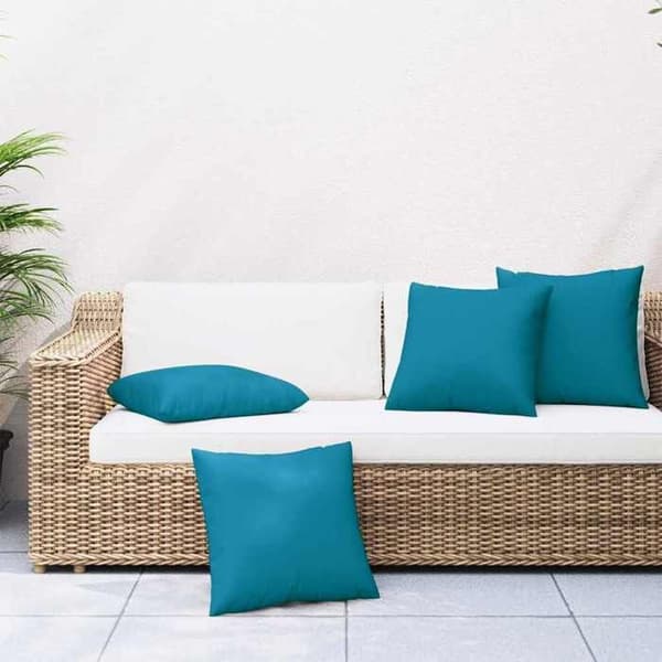 Maison Exclusive - Sofa puder 4 stk blå 50x50 cm i stof