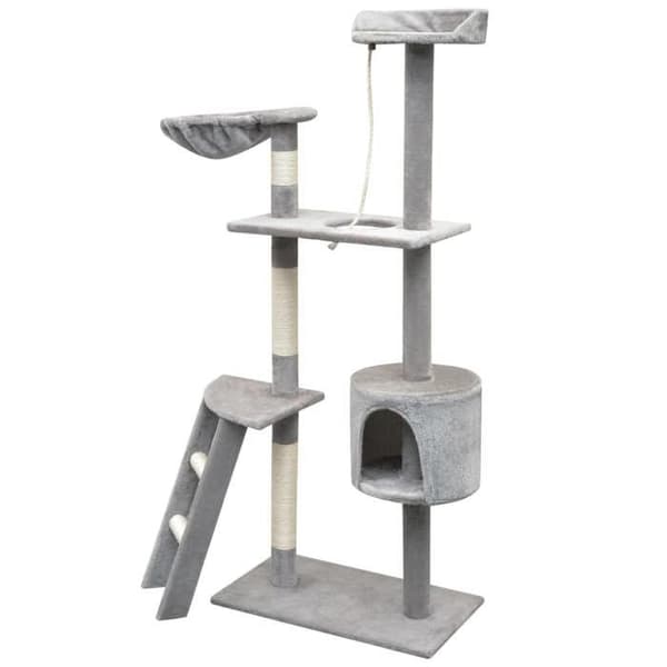 Maison Exclusive - Kattekradsetræ med sisal kløer 150 cm Grå grå