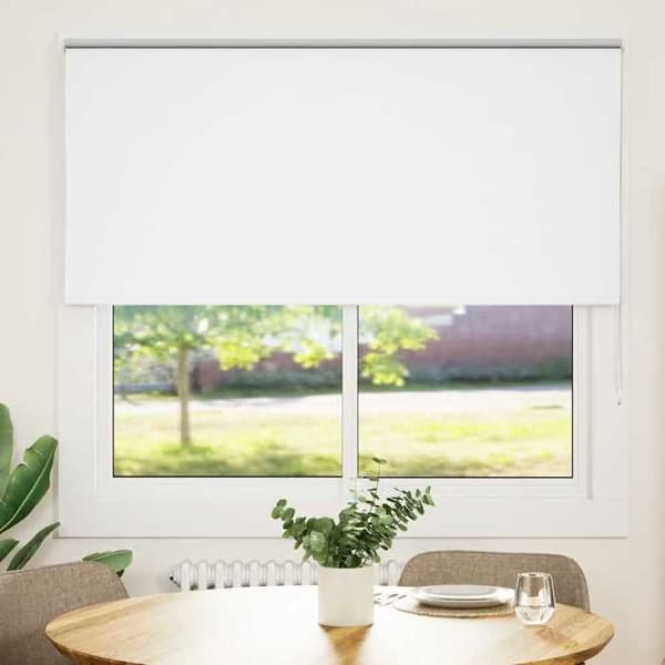 Maison Exclusive - Rullgardin med mörkläggande tygbredd 156,6 cm polyester