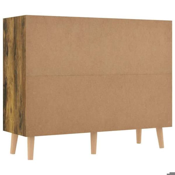 Maison Exclusive - Buffé ek rökig 90x30x72 cm ingenjörsträ Rökt ek