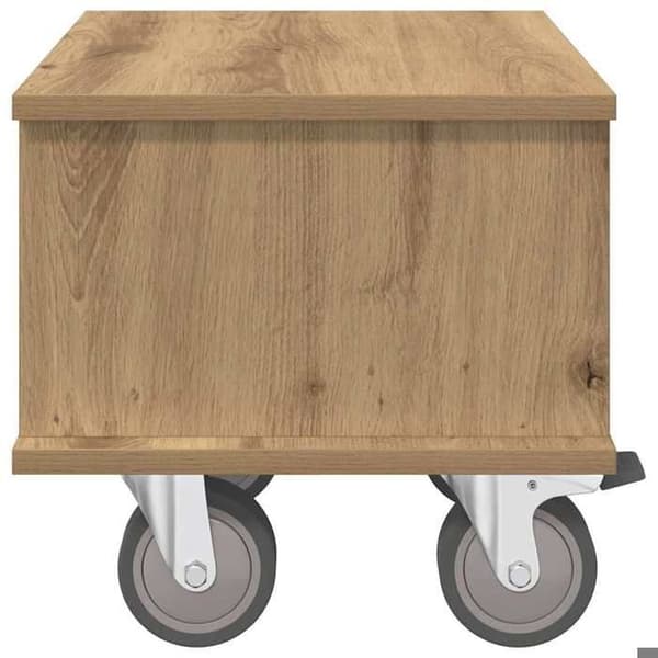 Maison Exclusive - TV-møbel 37 x 35 x 35 cm Håndlavet egetræ Ingeniørtræ Ek