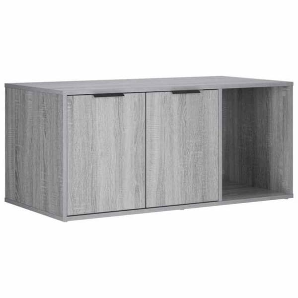 Maison Exclusive - Möbel för kattlåda Sonoma grå 100 x 49 x 45 cm Sonoma grå