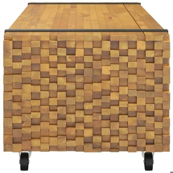 Maison Exclusive - Matala pöytä 110x45x35 cm tiikkipuusta