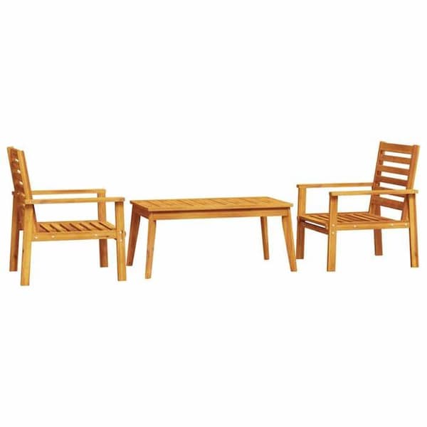 Maison Exclusive - Sæt af 3 dele have møbler i solid akacietræ