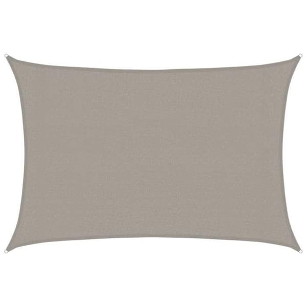 Maison Exclusive - Solskyddsduk 160 g/m² rektangulär ljusgrå 3x5 m PEHD