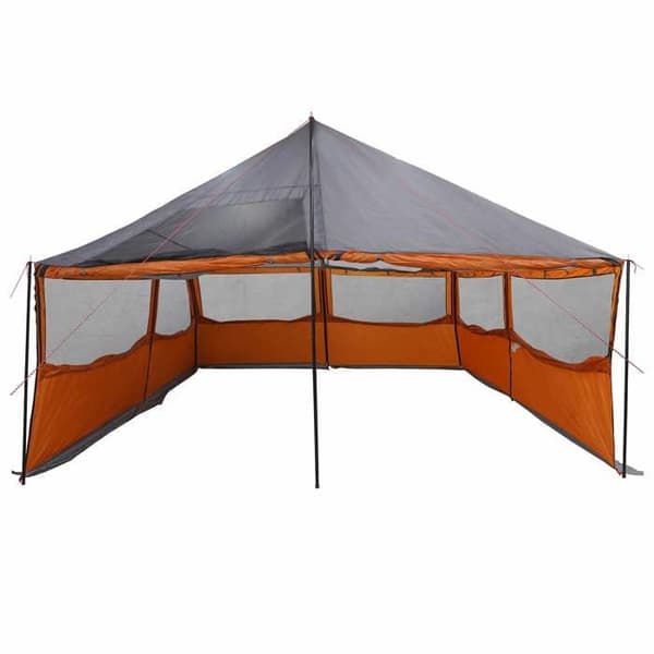 Maison Exclusive - Harmaa ja oranssi perheteltta 600 x 402 x 268 cm