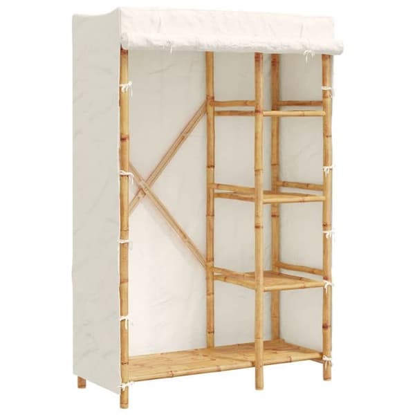 Maison Exclusive - Garderobe 110x45x170 cm bambus
