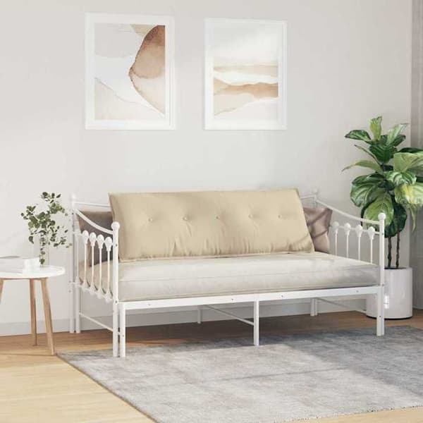 Maison Exclusive - Ryggkudde Creme 140 x 50 cm Mikrofiber