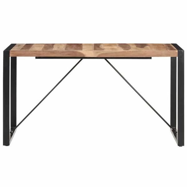 Maison Exclusive - Spisebord 140x70x75 cm massivt træ