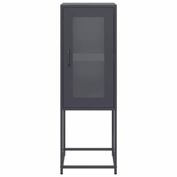 Maison Exclusive - Buffé antracit 36x39x107 cm kallvalsat stål
