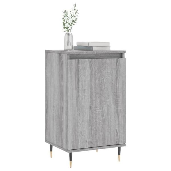 Maison Exclusive - Buffeter 2 stk sonoma grå 40x35x70 cm ingeniørtræ